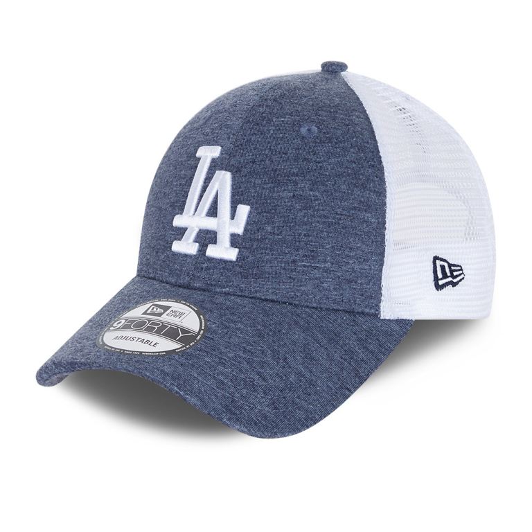 Gorras New Era Mlb Azules - LA Dodgers Jersey Essential A-Frame Trucker 36285RAMN